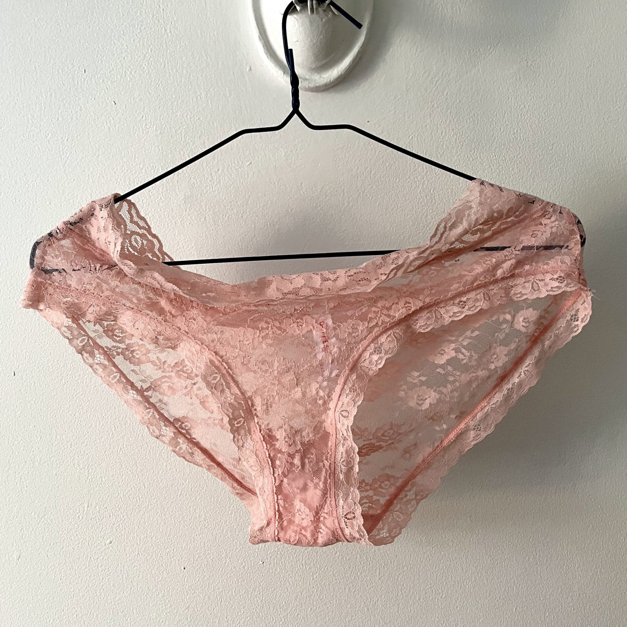 Pink Nude Lace Panties