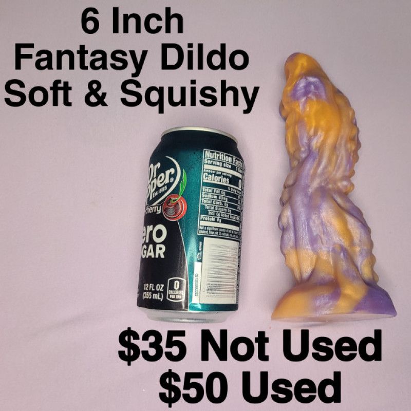 Fantasy Dildo Soft Squishy 6 Inch