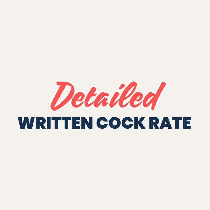 Written Cock Rating Detailed