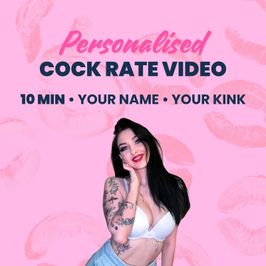 Personalised Cock Rate Video 10 mins