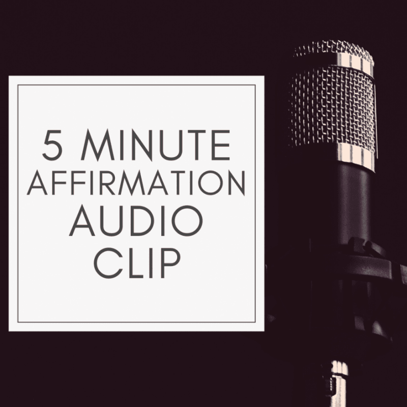 5 Minute Custom Affirmation Audio