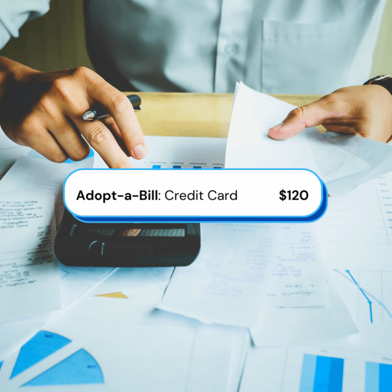 Adopt a Bill CREDIT CARD