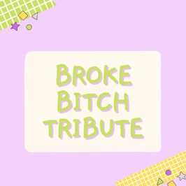 Broke Bitch Tribute