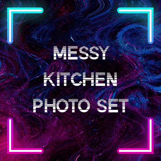 Messy Pinup Kitchen Photo Set