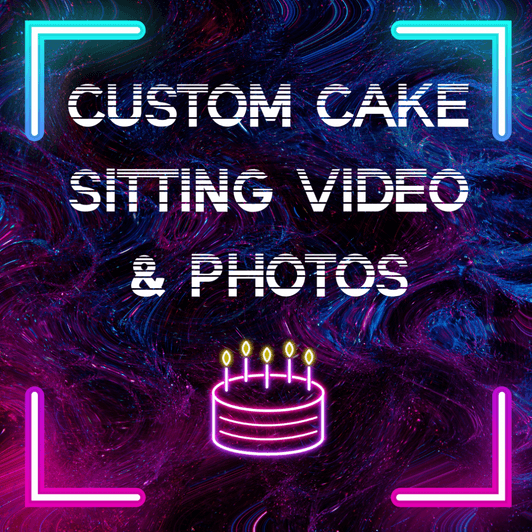 Custom Cake Sitting Video and Photoset