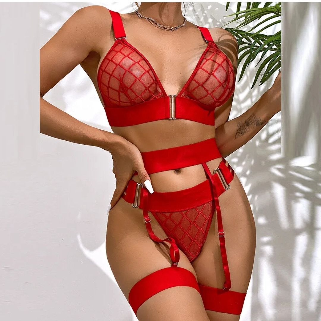 Fetish Lingerie Red