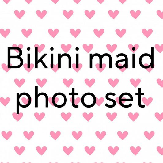 Bikini maid photo set