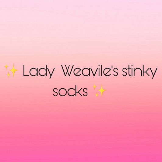 Lady Weaviles stinky socks