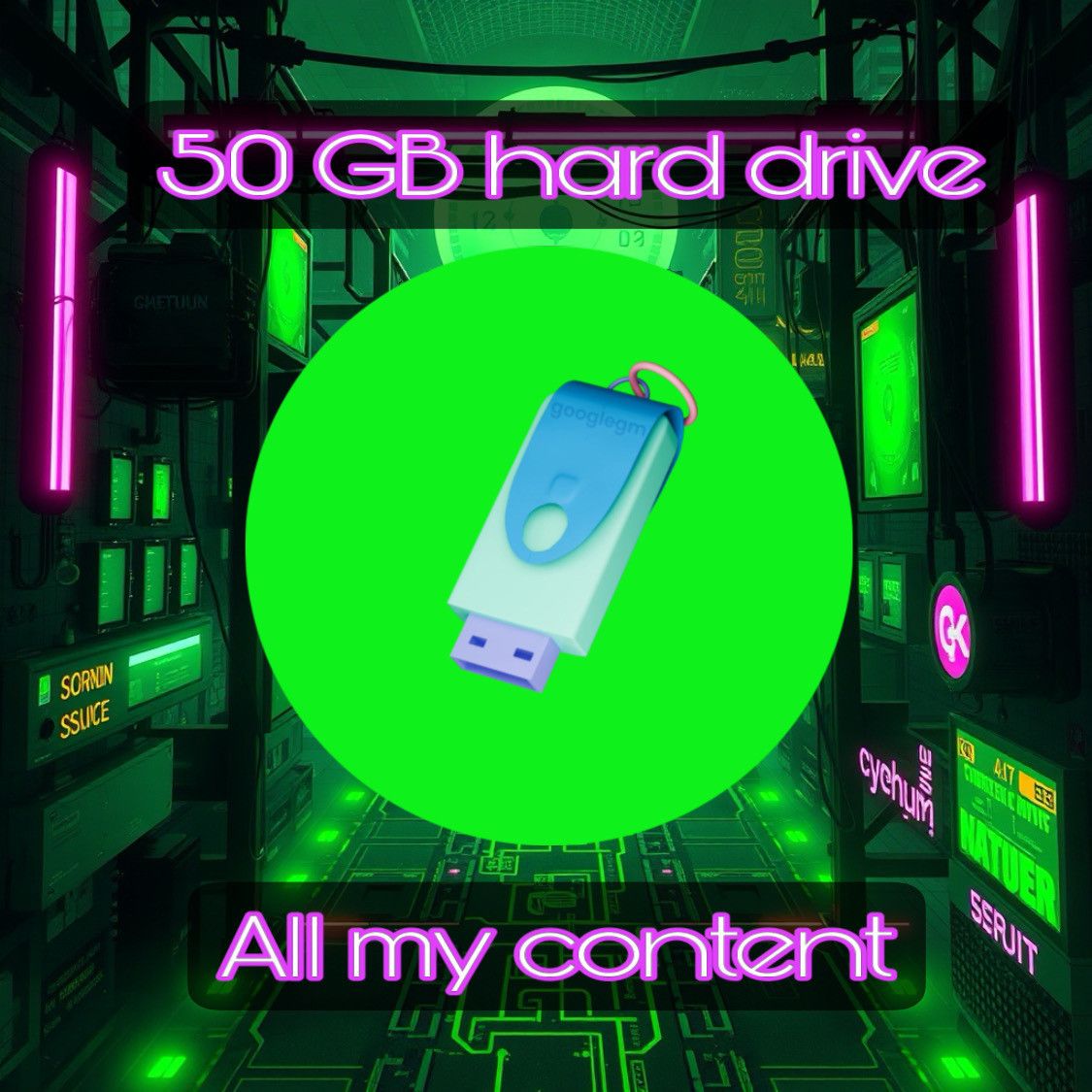 50GB hard drive ALL MY CONTENT