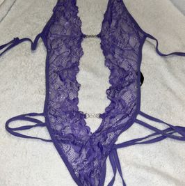 Purple Lace Teddy