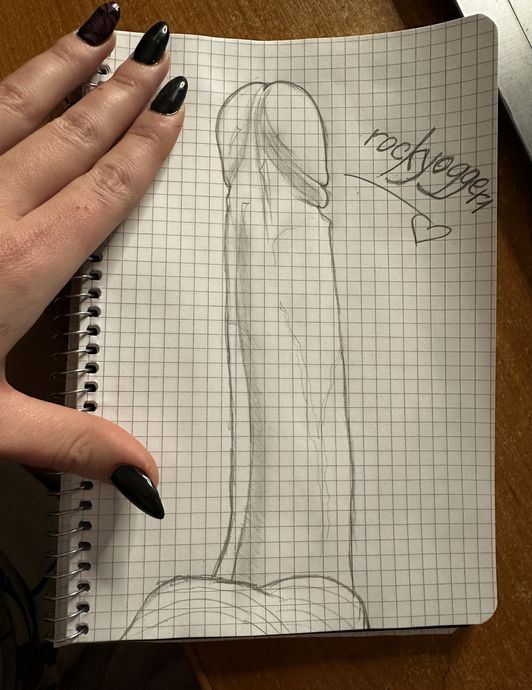 Drawing of your penis from your photo