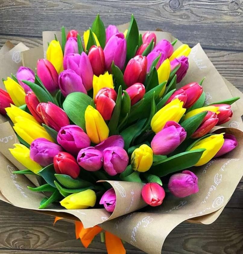 bouquet tulips for me