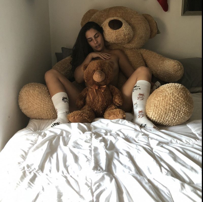 teddy bear tease photoset