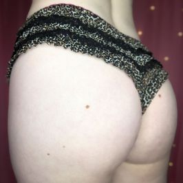 Frilly Ruffle Leopard Print Panties