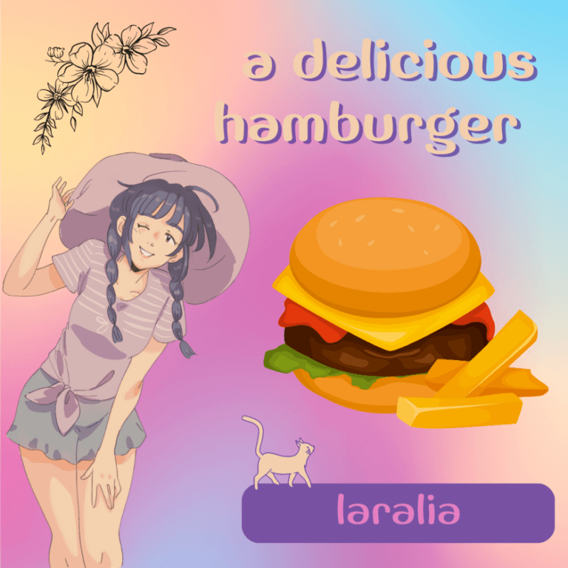 I love hamburger