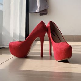 Red VELVET Hight Heels