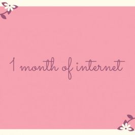 1 month of internet