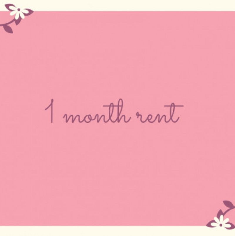 1 month rent