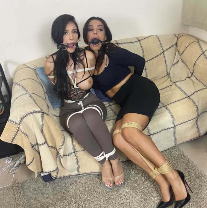 Latina And Tatti tied and gagged!