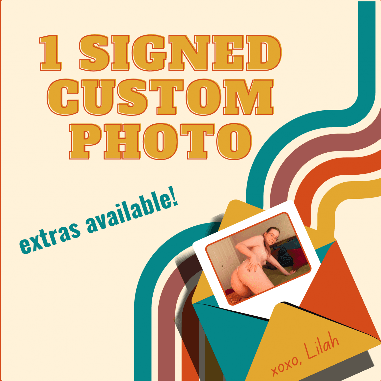 1 Signed CUSTOM Photo