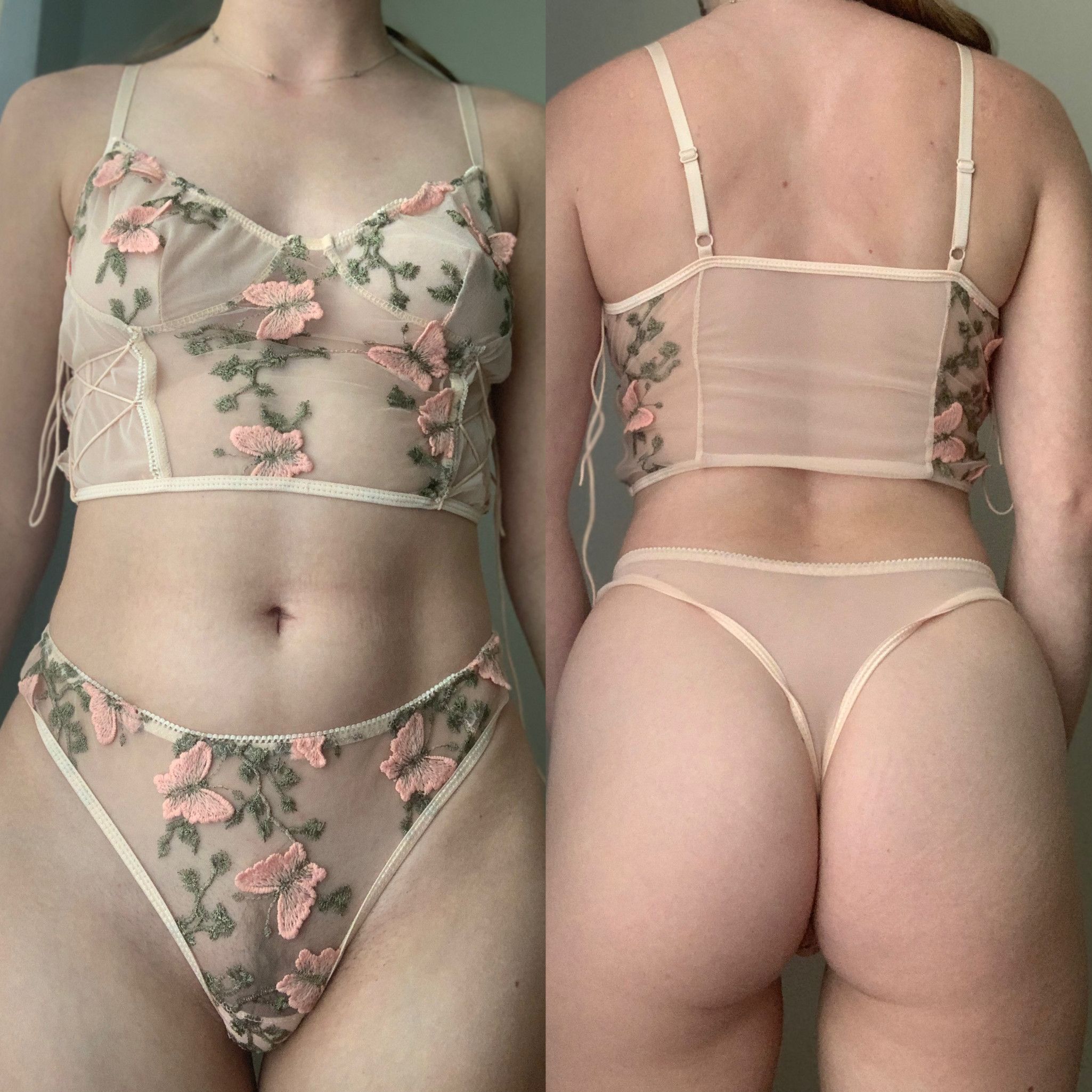 Worn Lingerie Set