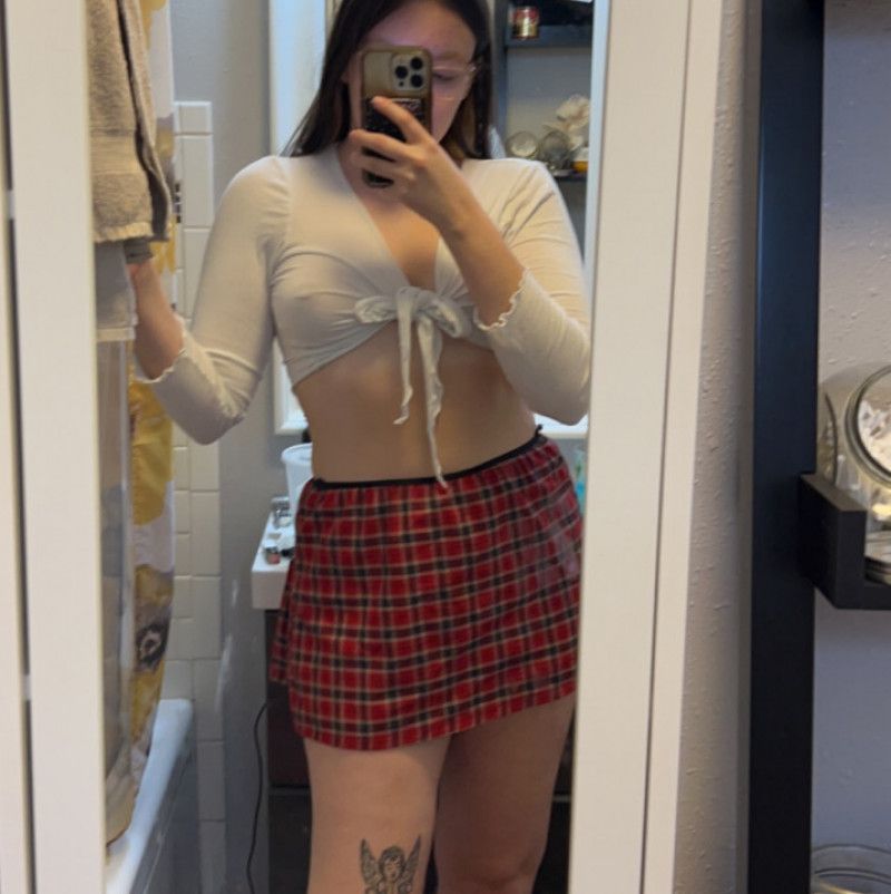 Sexy schoolgirl outfit