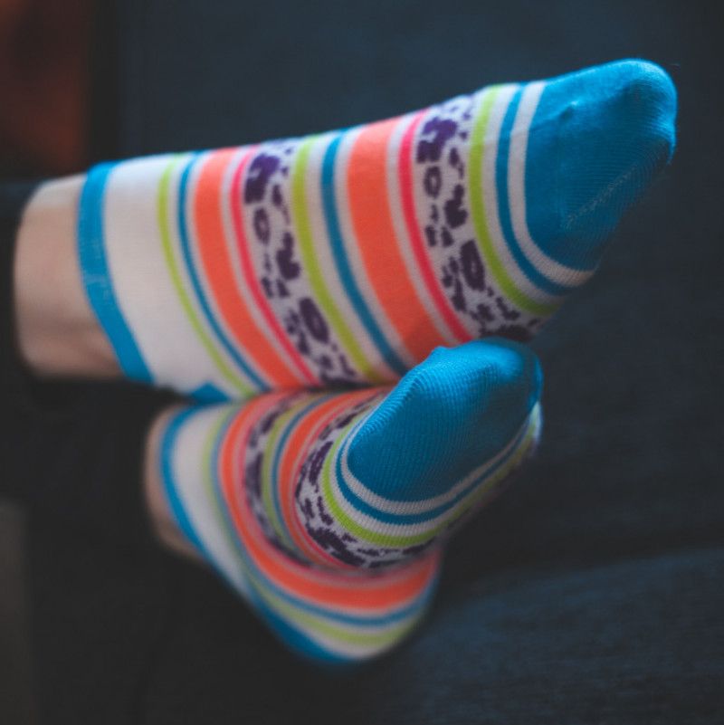 Socks Multicolor and Print