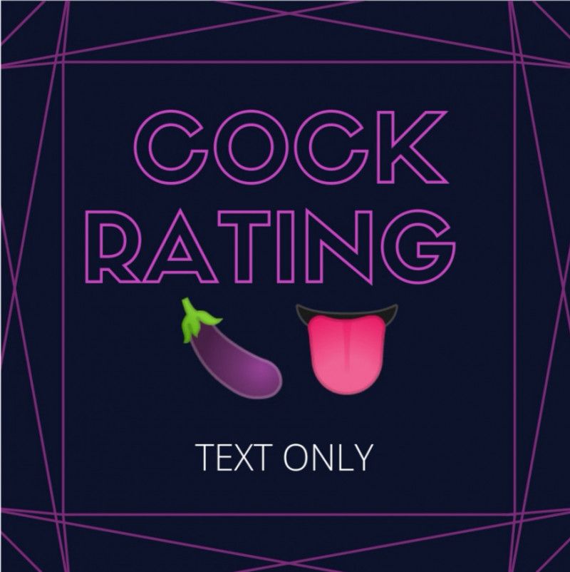 COCK RATING BY TEXT