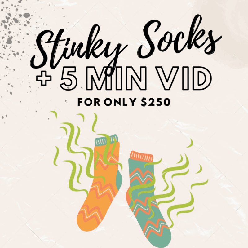 STINKY SOCKS AND 5 MIN VID