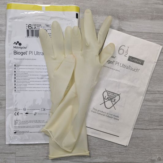 Worn Biogels PI Ultratouch Gloves