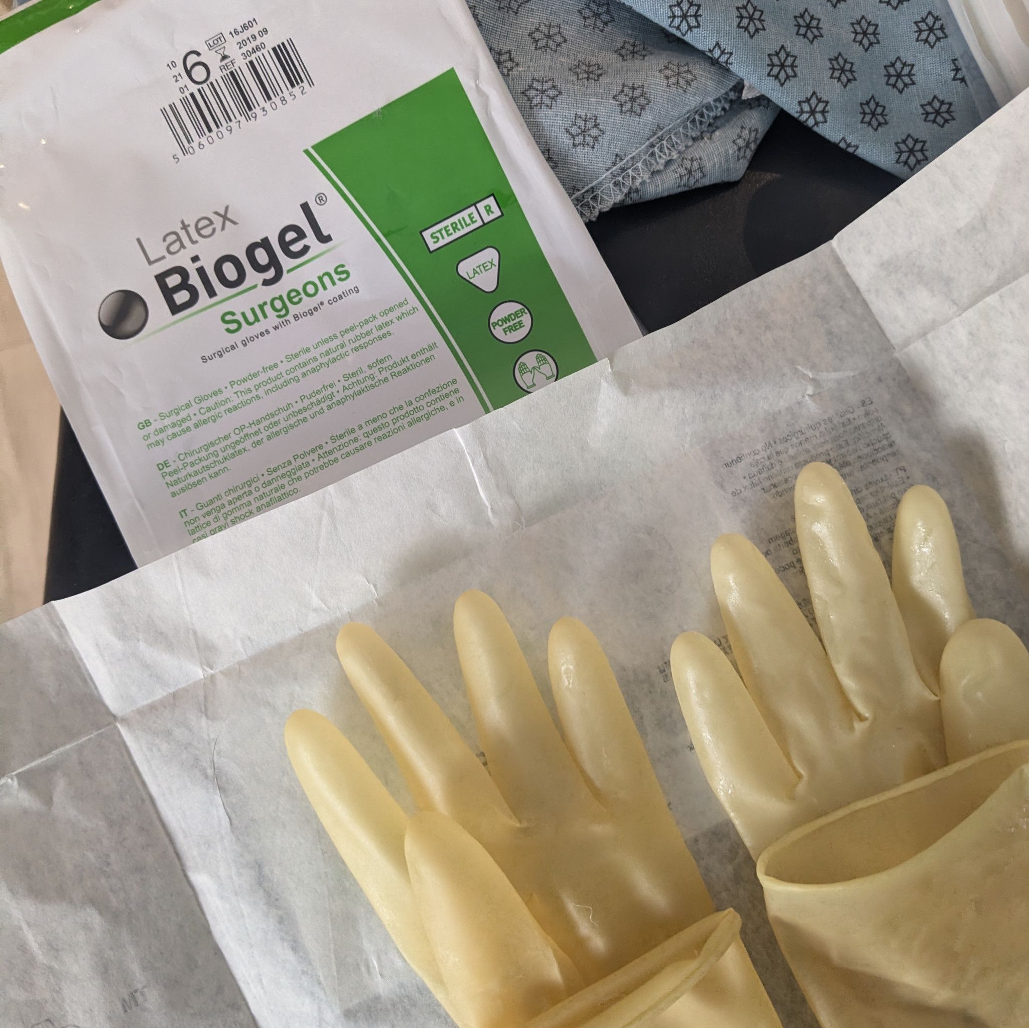 Latex Biogel Surgeon