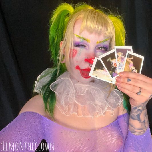 NSFW Clown girl wallet photo