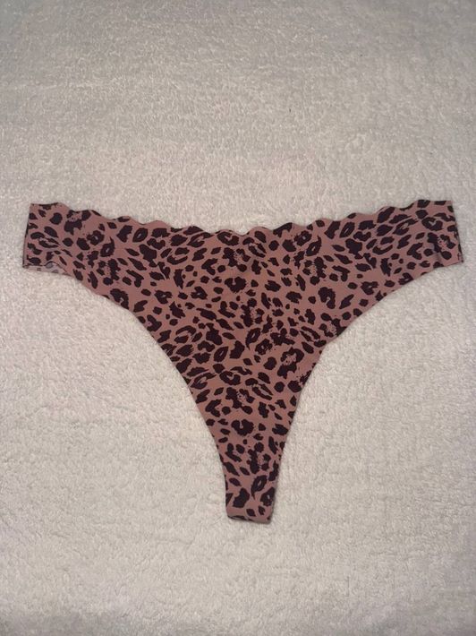 My worn cheetah pattern panties