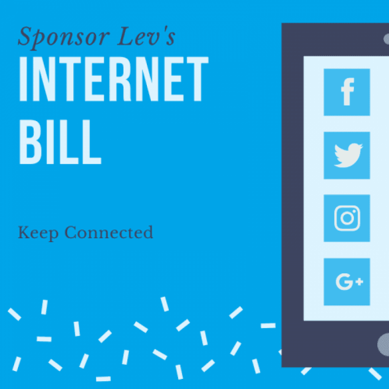 Sponsor Levs Internet Bill