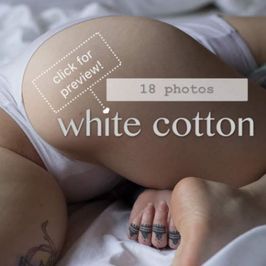 digital photoset: White Cotton