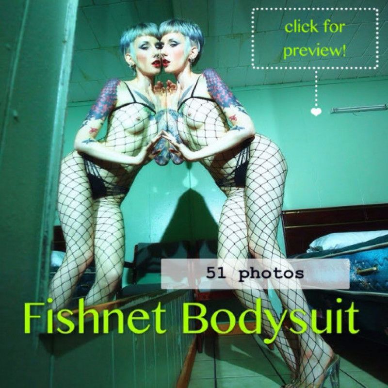 ARCHIVED photoset: Fishnet Bodysuit