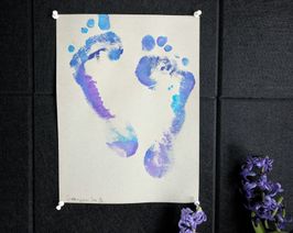 Limited Edition 1 of 3 February Foot Prints