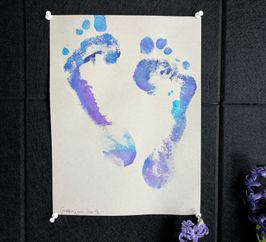 Limited Edition 1 of 3 February Foot Prints