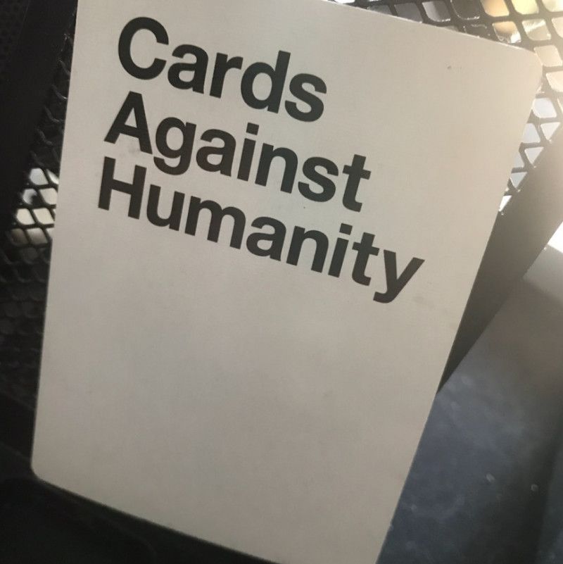 Custom Signed CAH card