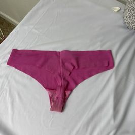 WELL used pink panties