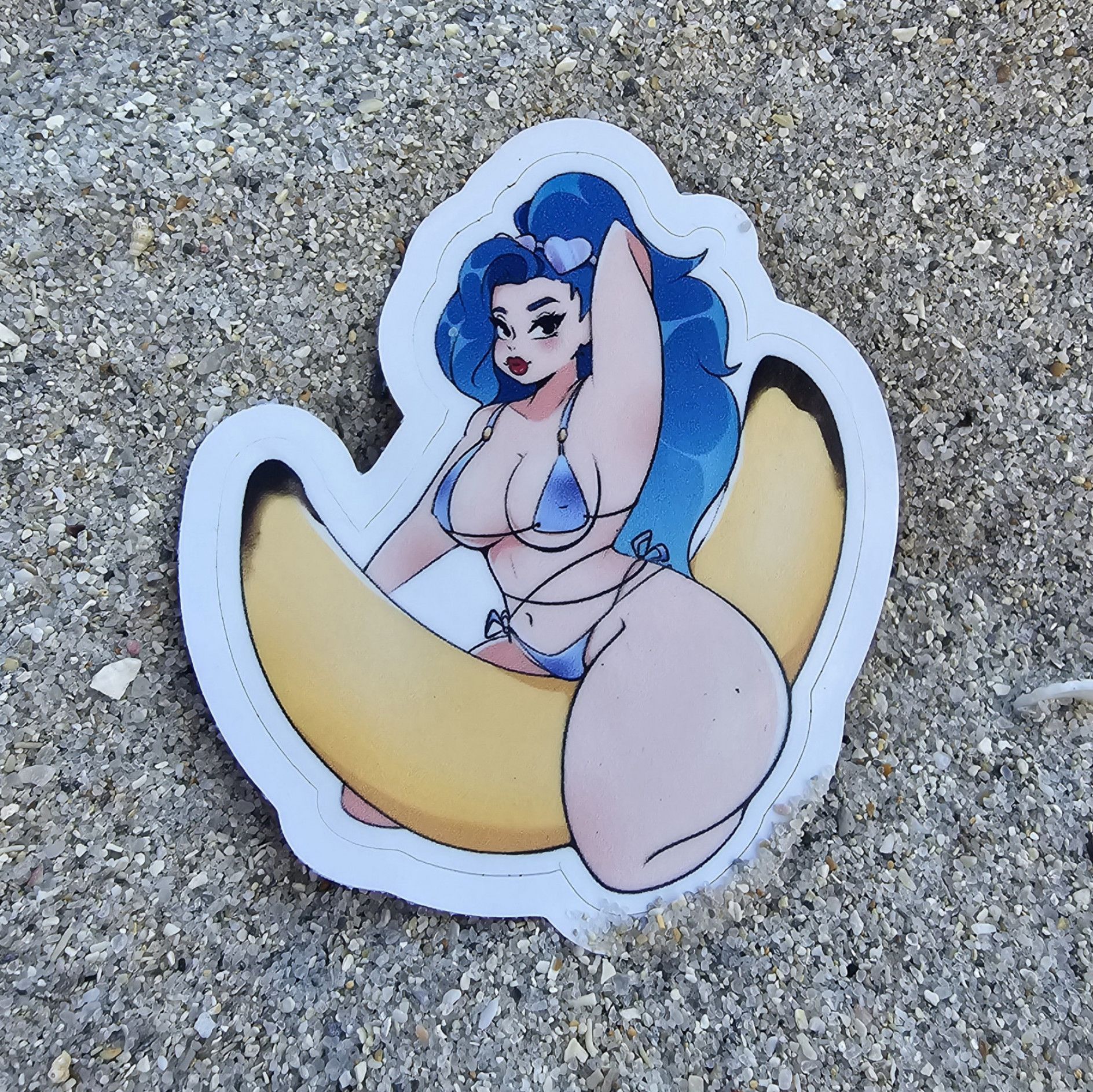 Poolside Sticker Die Cut