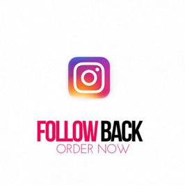 FOLLOW BACK on INSTAGRAM