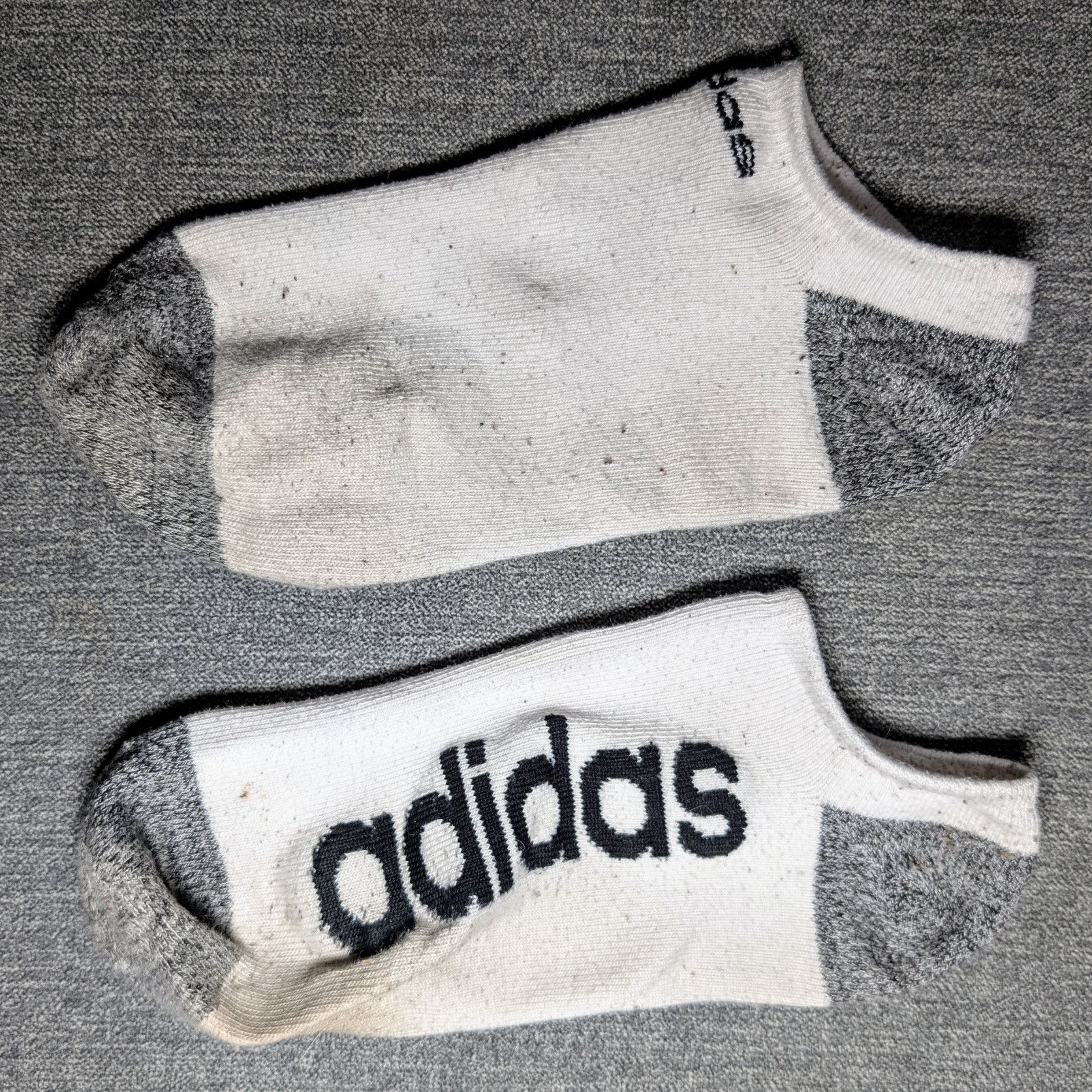 White Adidas Ankle Socks