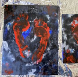 Foot Print Painting BBS R Set