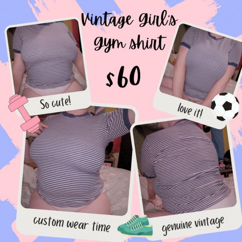 Vintage Girls Gym Shirt