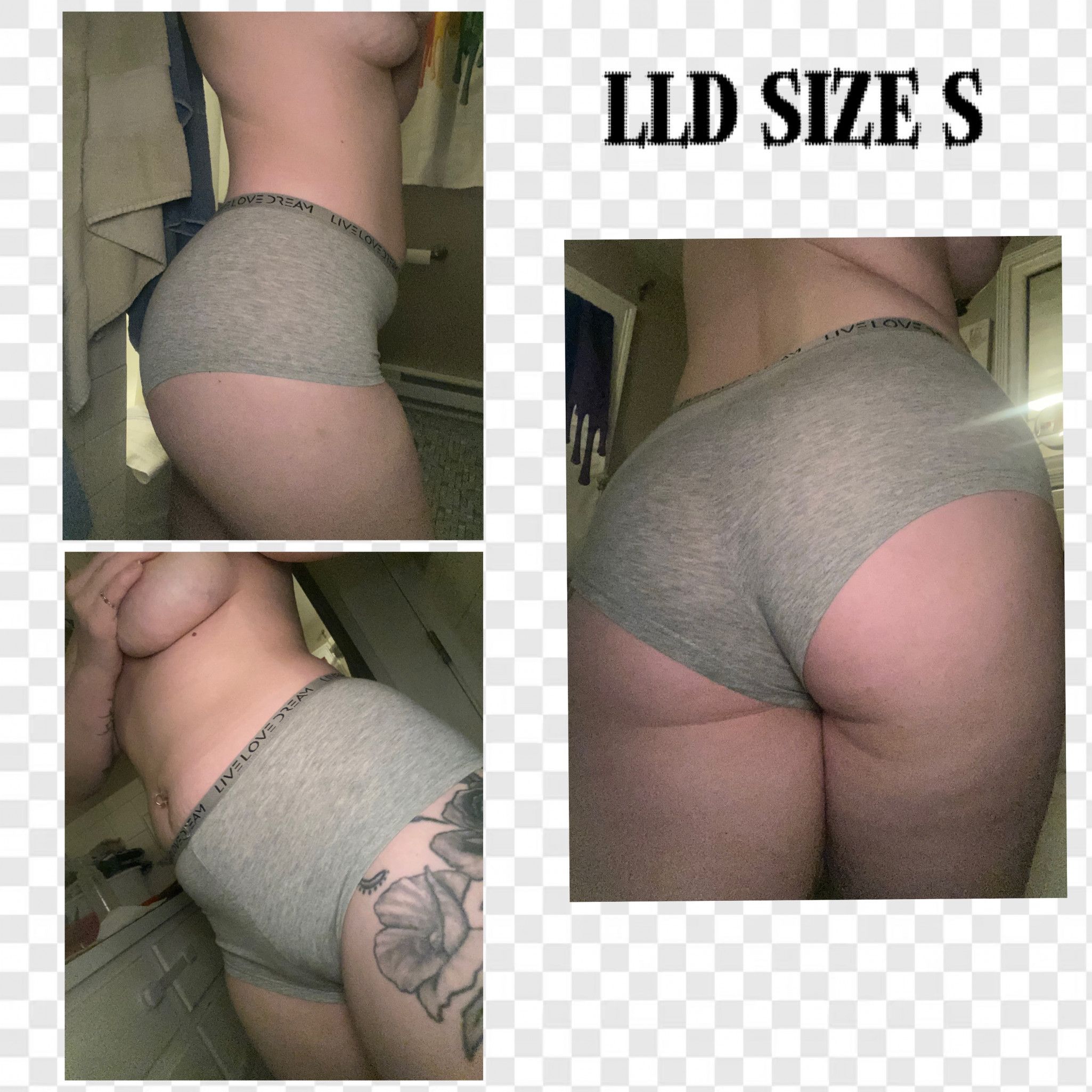 Cheeky Grey Shorties