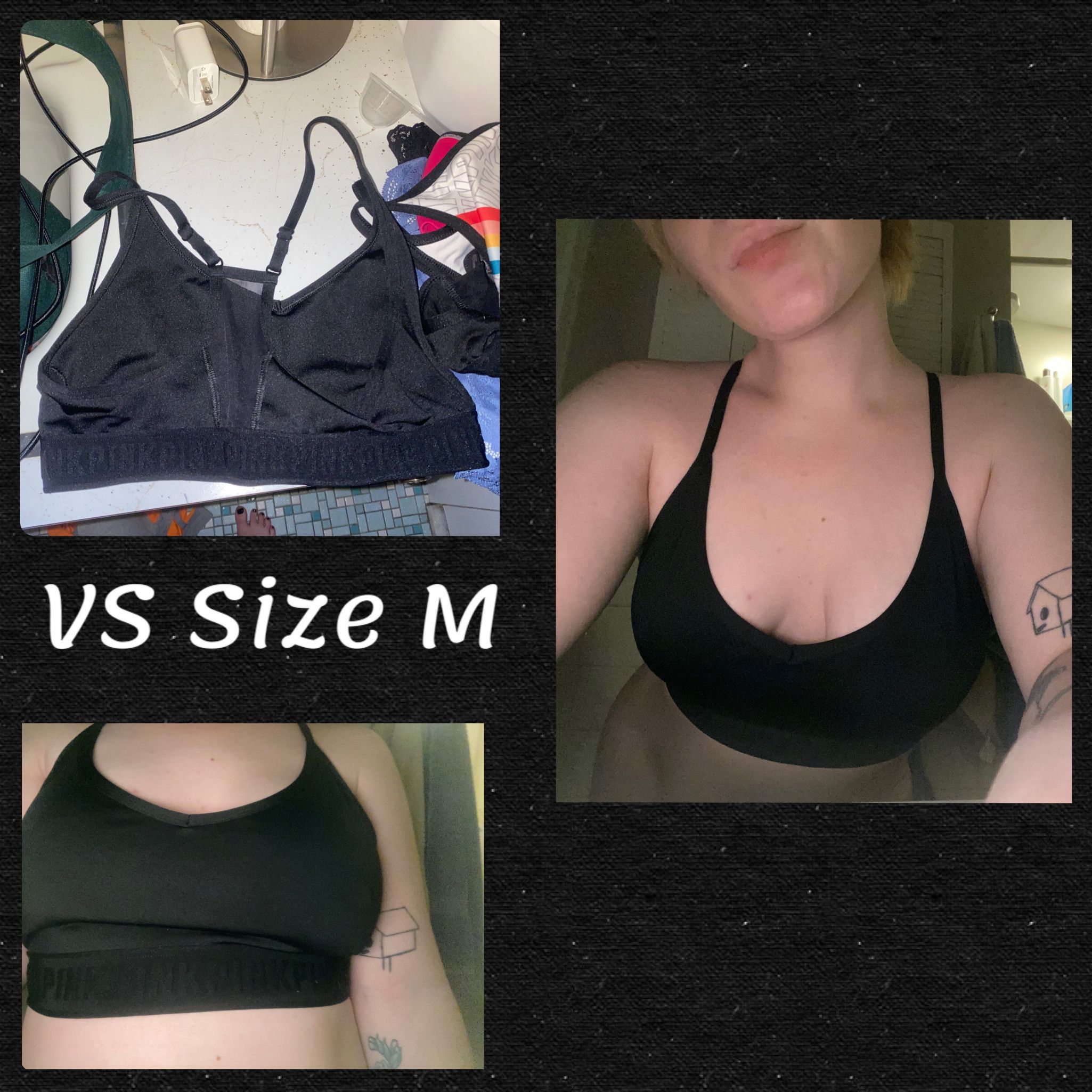 Black VS Sports Bra