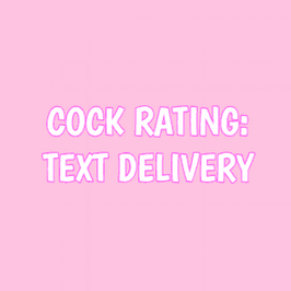 Text Cock Rating