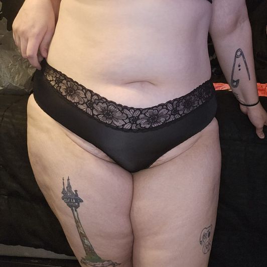 Black Lacey Panties