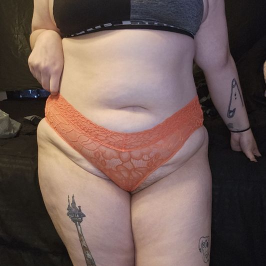 Lacey Coral Panties